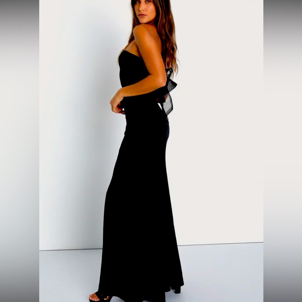 Black Evening Gown, Brand New!